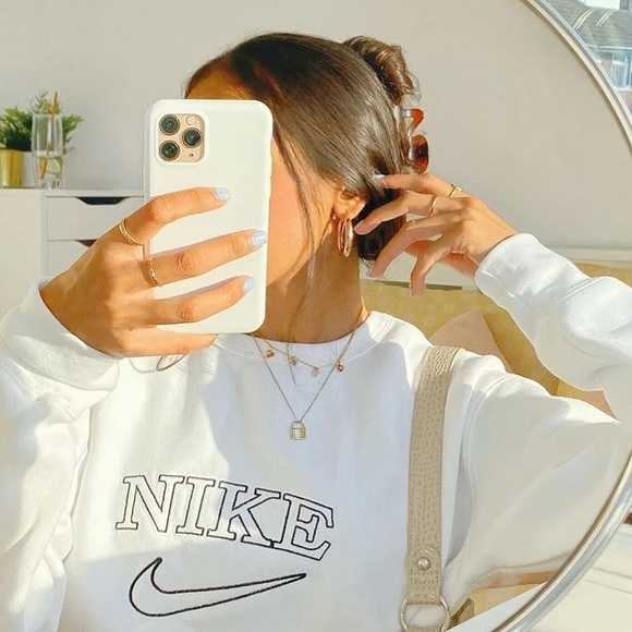 Nike Sweaters - White Nike Spellout Sweatshirt